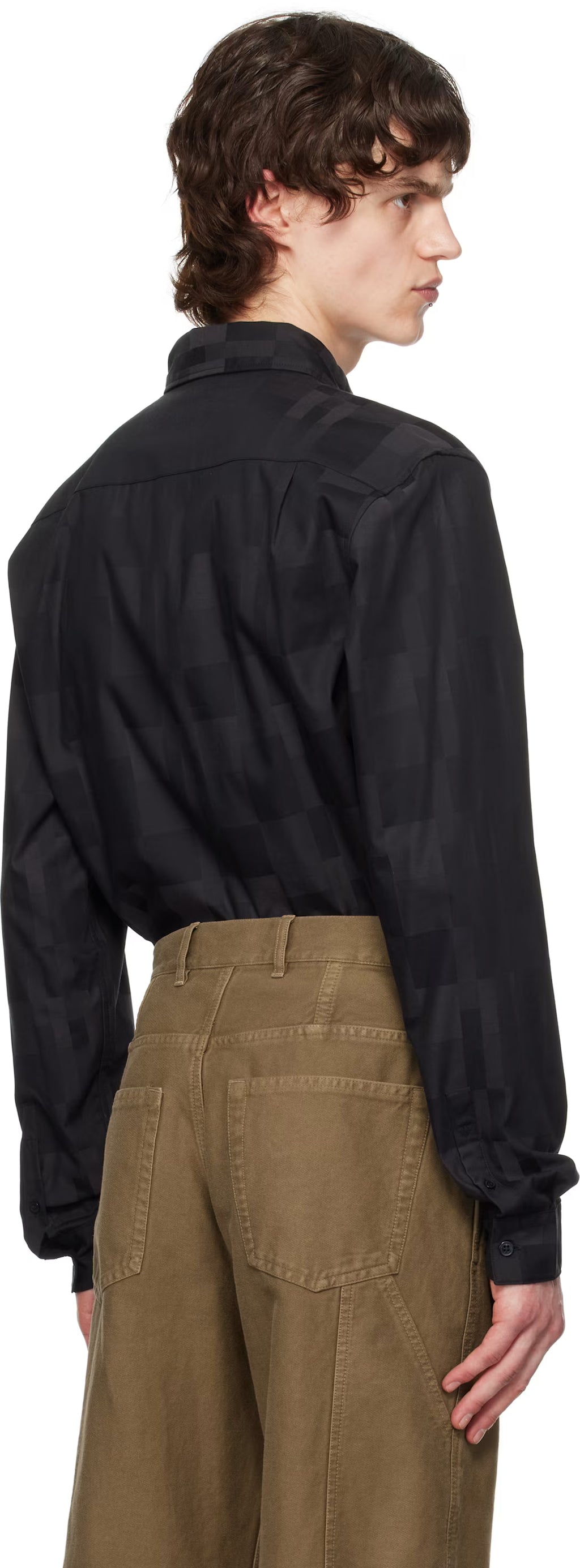 Black Checkerboard Shirt