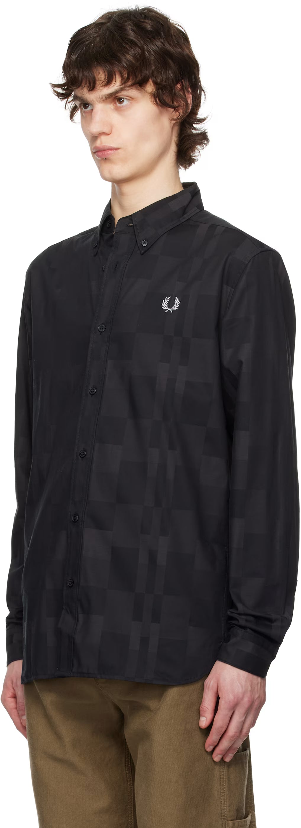 Black Checkerboard Shirt