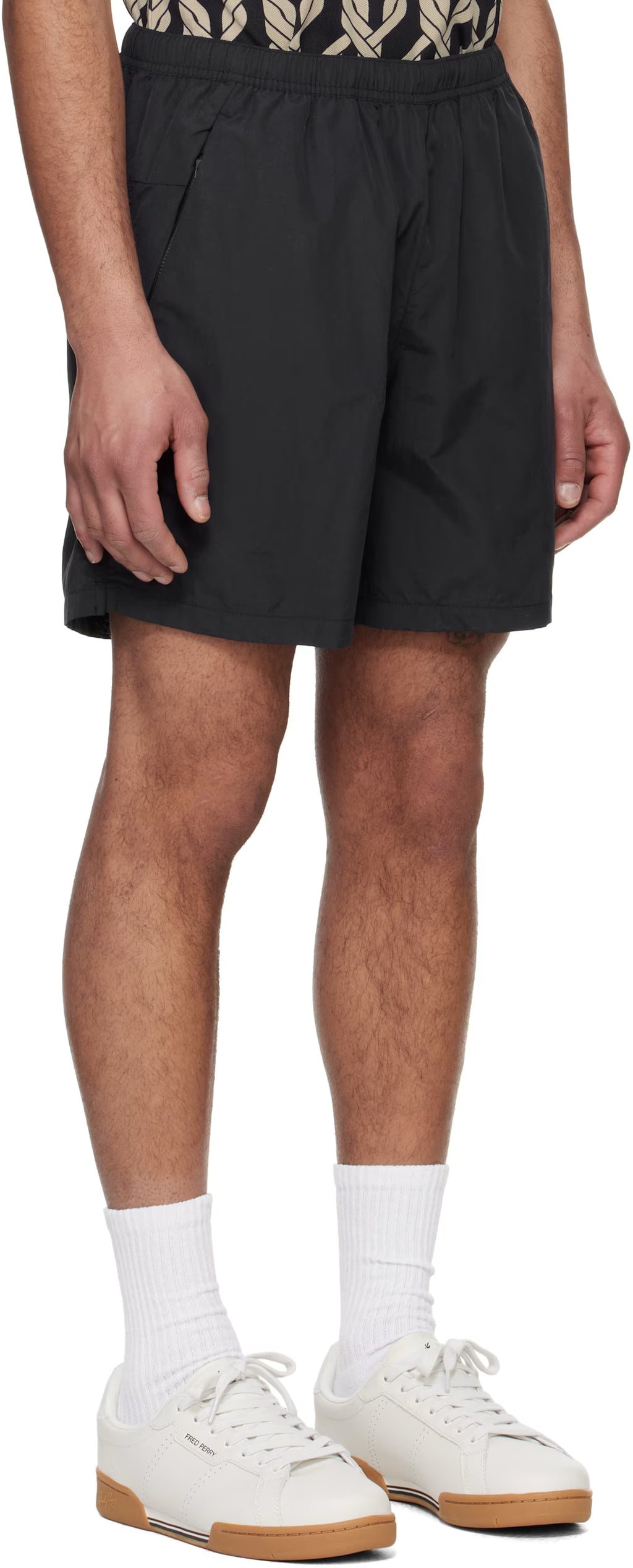 Black On Court Shorts
