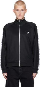 Black Taped Track Jacket