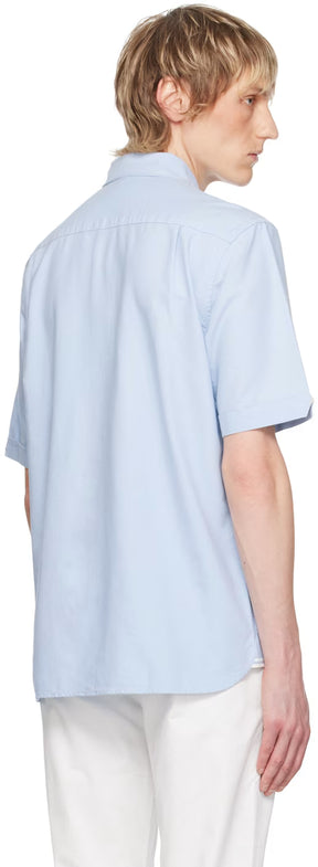 Blue Embroidered Shirt