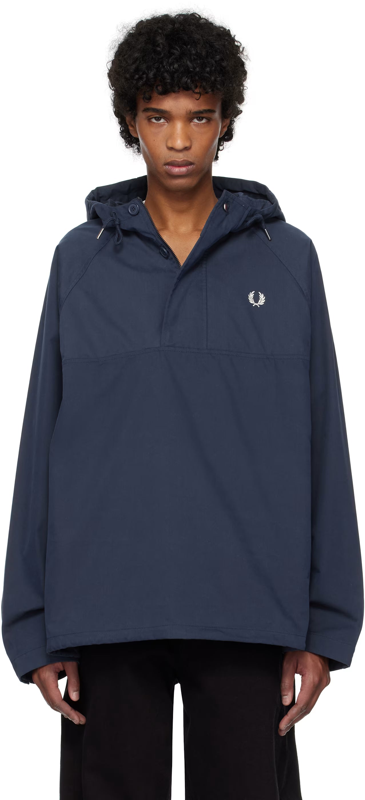 Blue Overhead Smock Jacket