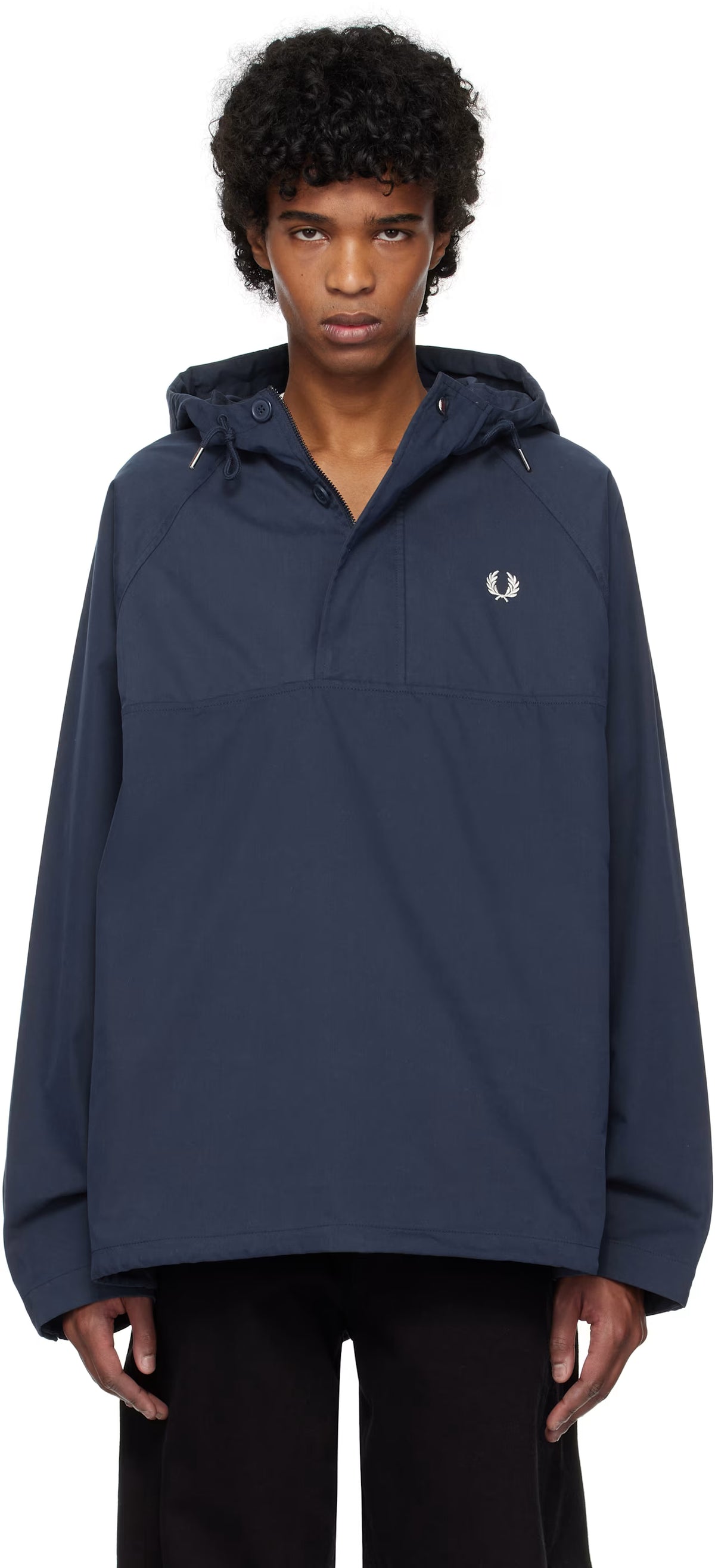 Blue Overhead Smock Jacket