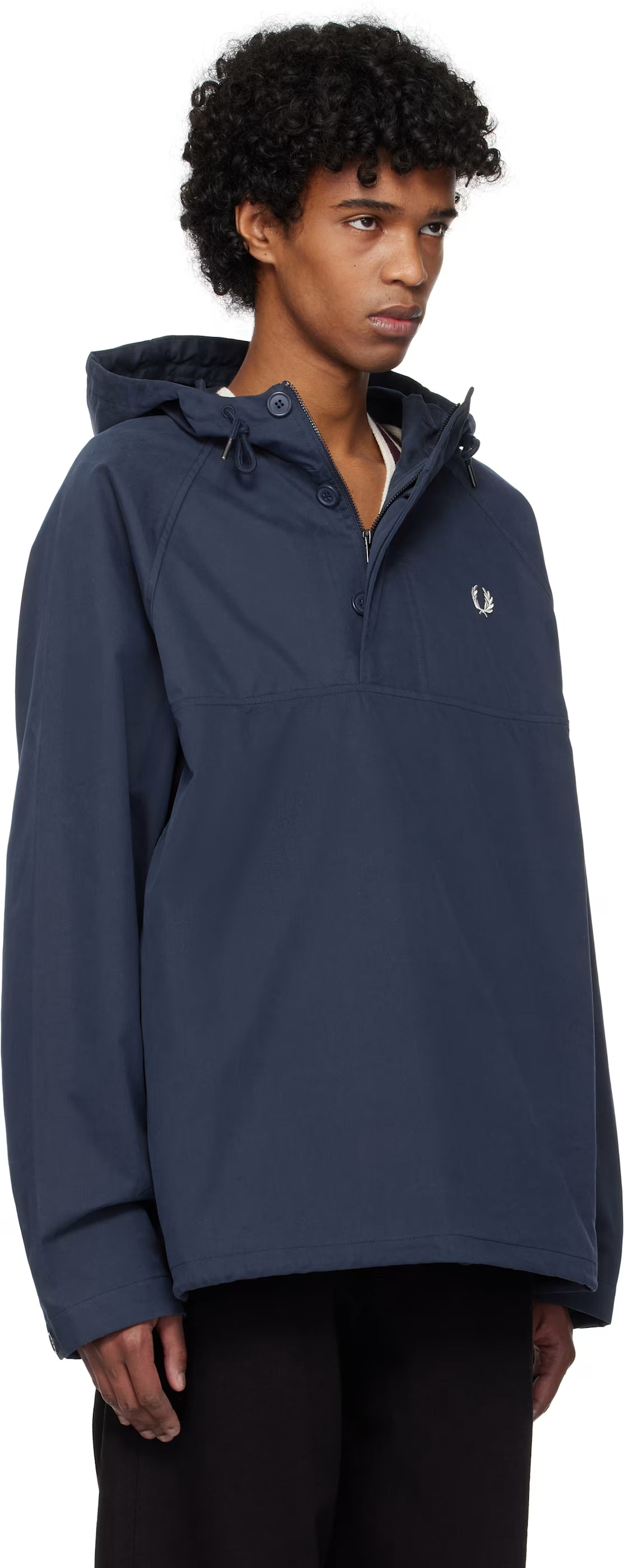 Blue Overhead Smock Jacket