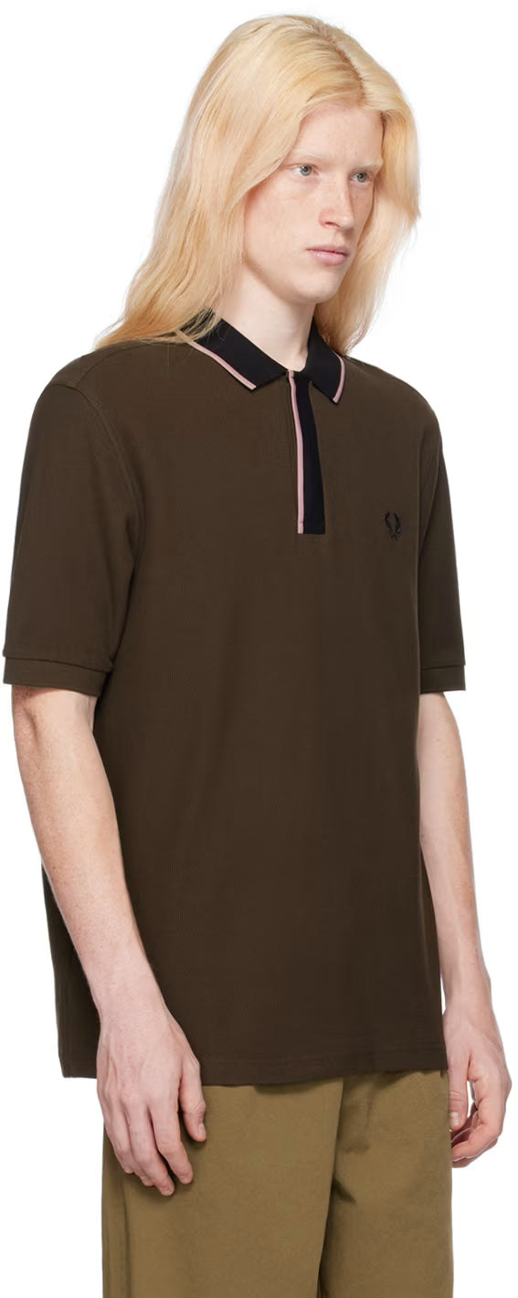 Brown 'The Fred Perry' Polo