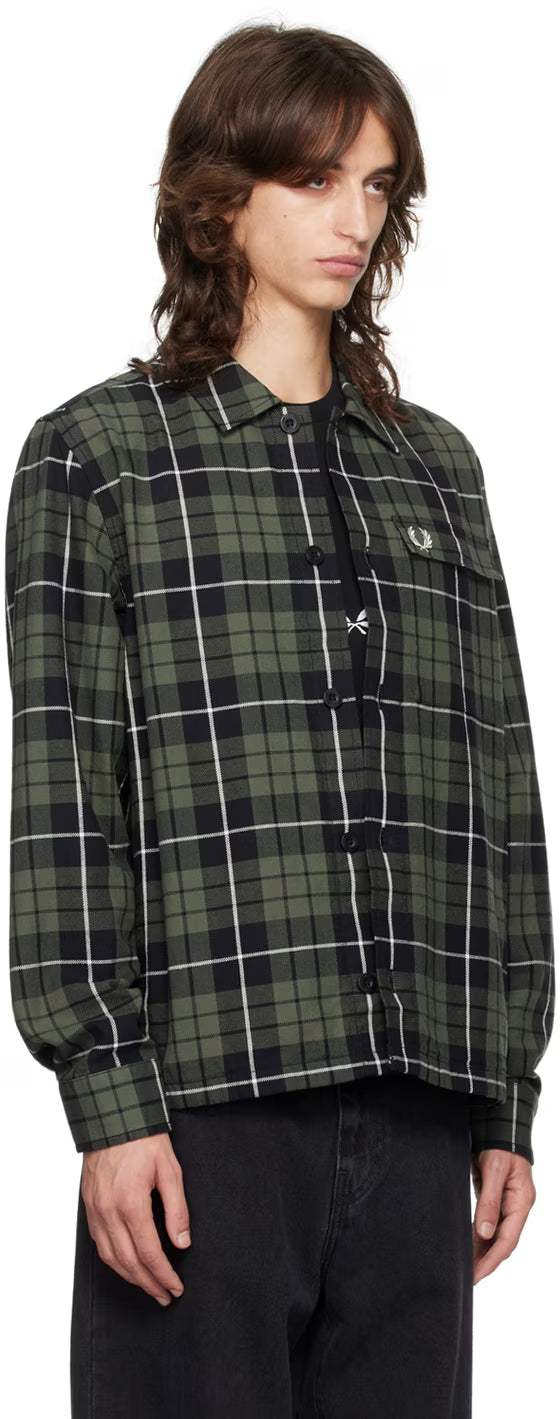Green Check Overshirt
