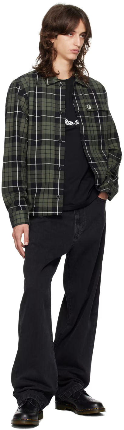 Green Check Overshirt