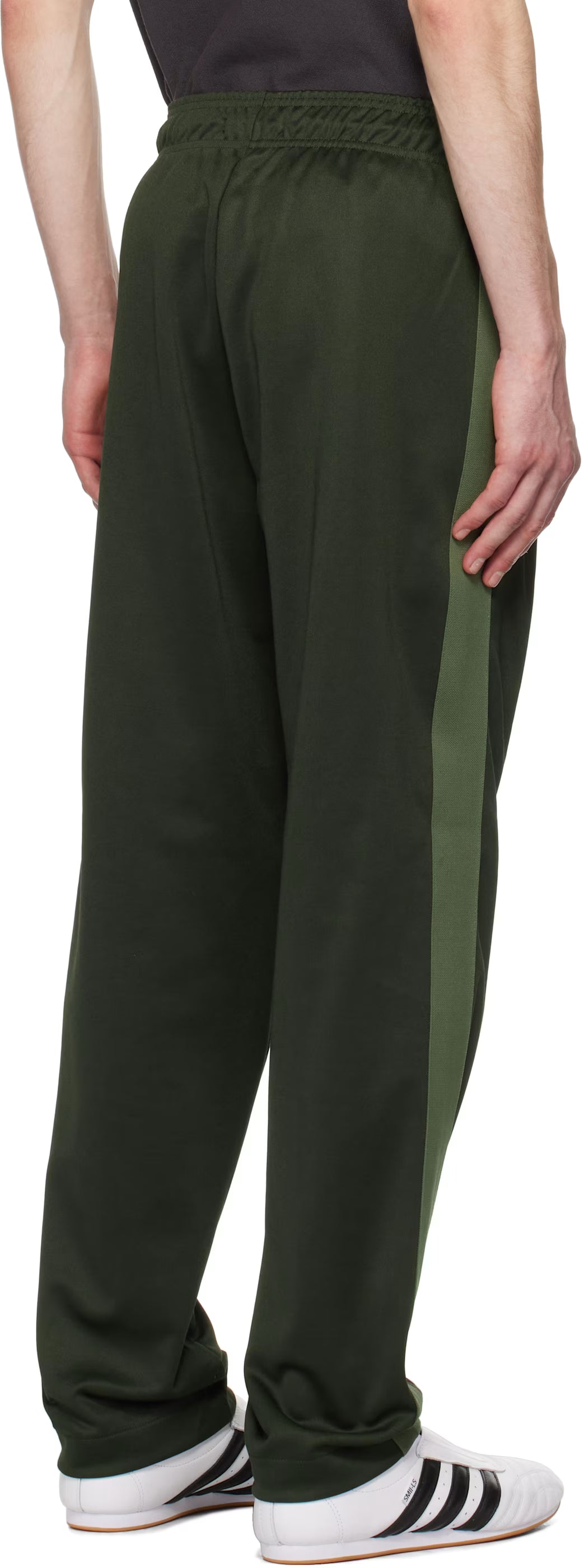 Green Tape Detail Track Pants