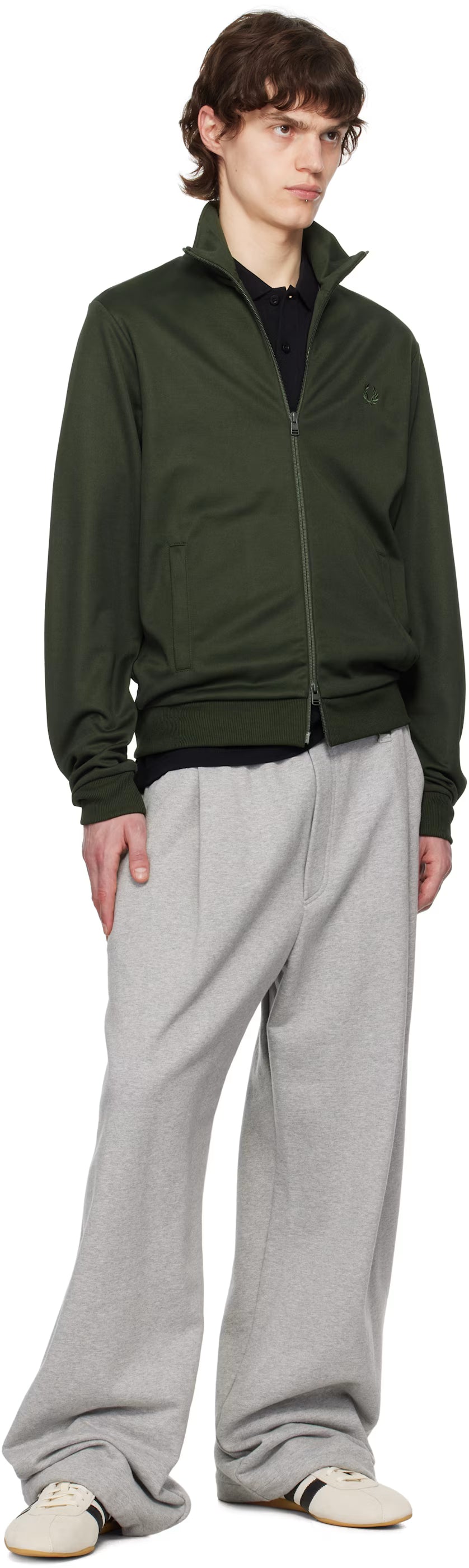 Green Tricot Track Jacket