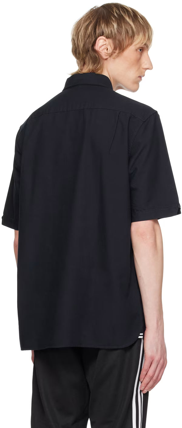 Navy Embroidered Shirt