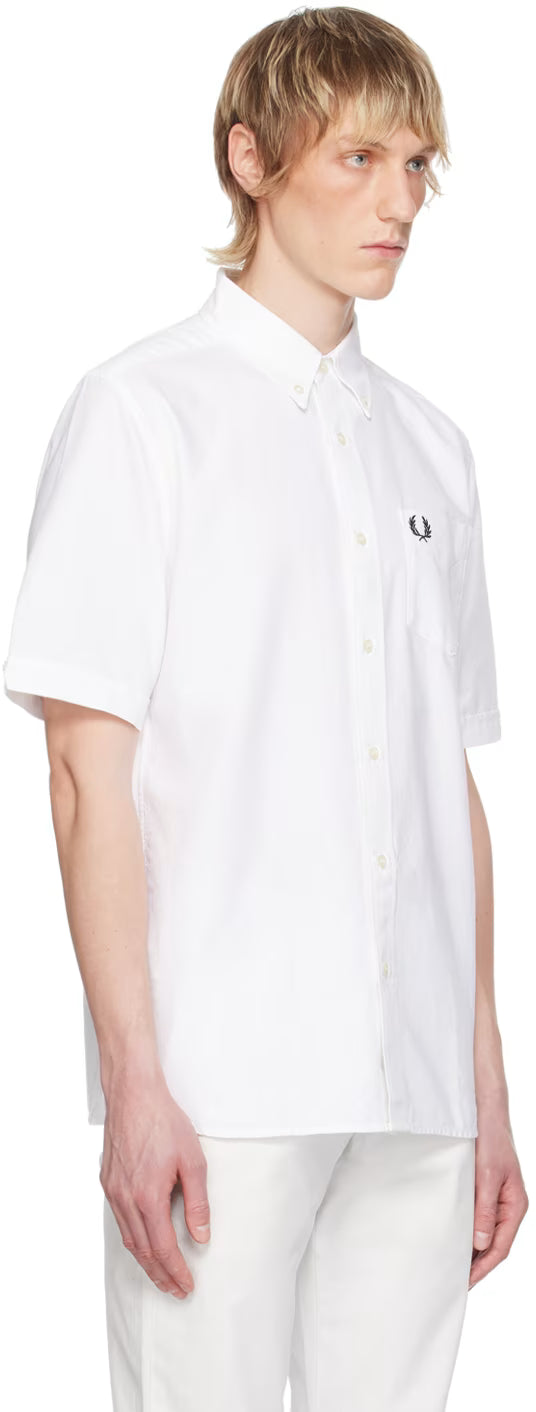 White Embroidered Shirt