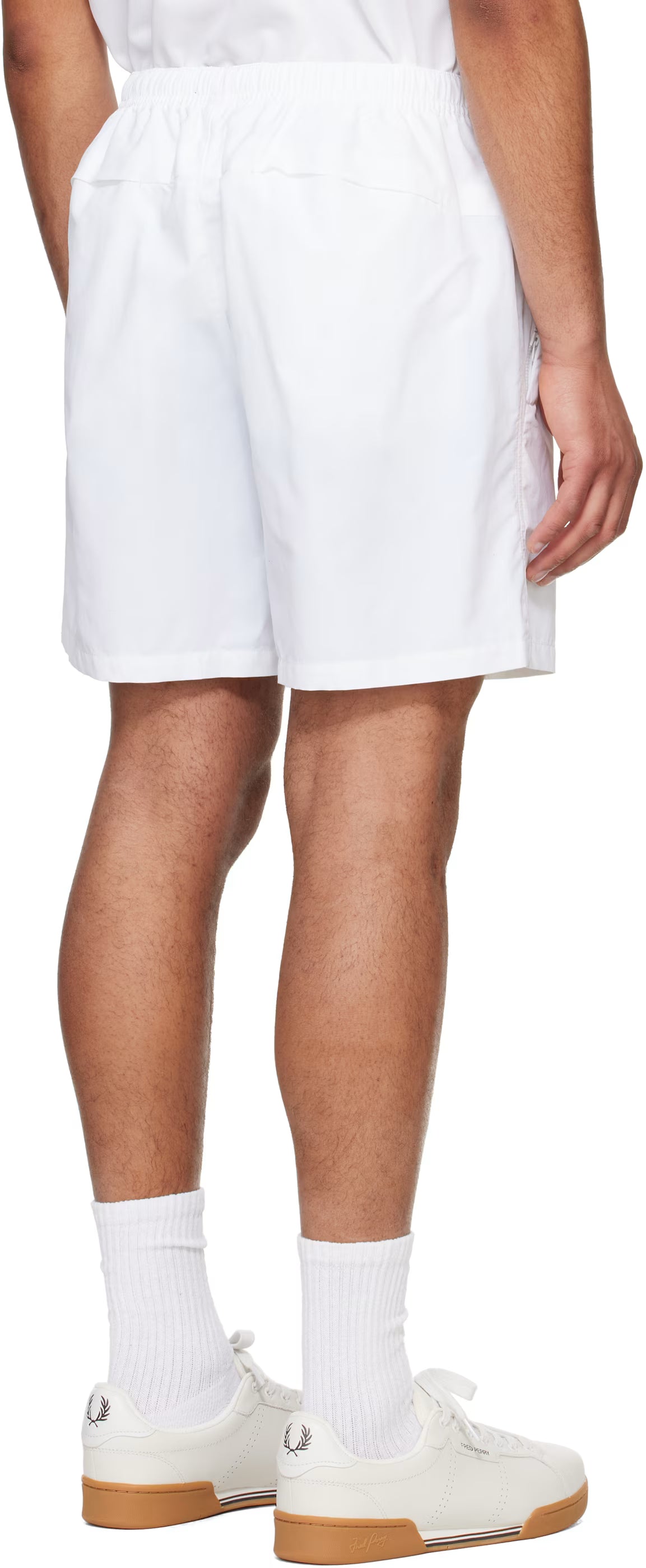 White On Court Shorts