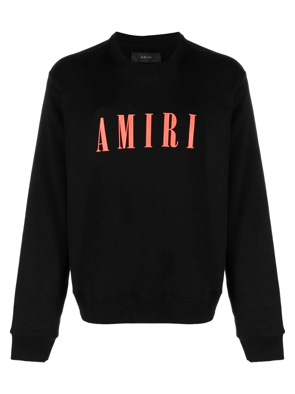 Amiri Red Core Logo Black Sweatshirt