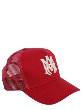 Amiri MA Logo Red Trucker Hat