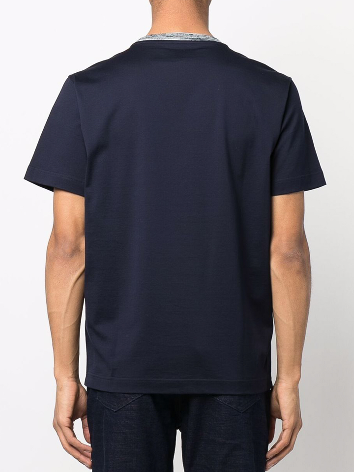 Missoni Embroidered Logo T-Shirt in Navy