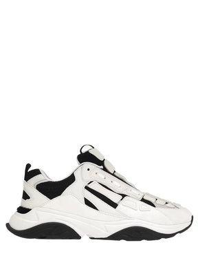 Amiri Multi Bone White and Black Trainers