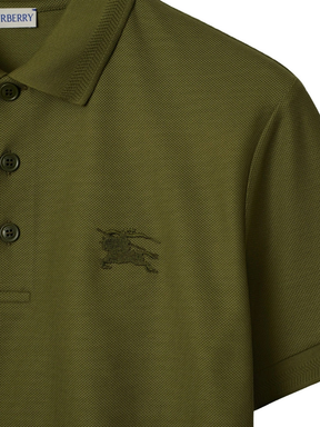 Burberry Eddie EKD Olive Green Polo Shirt