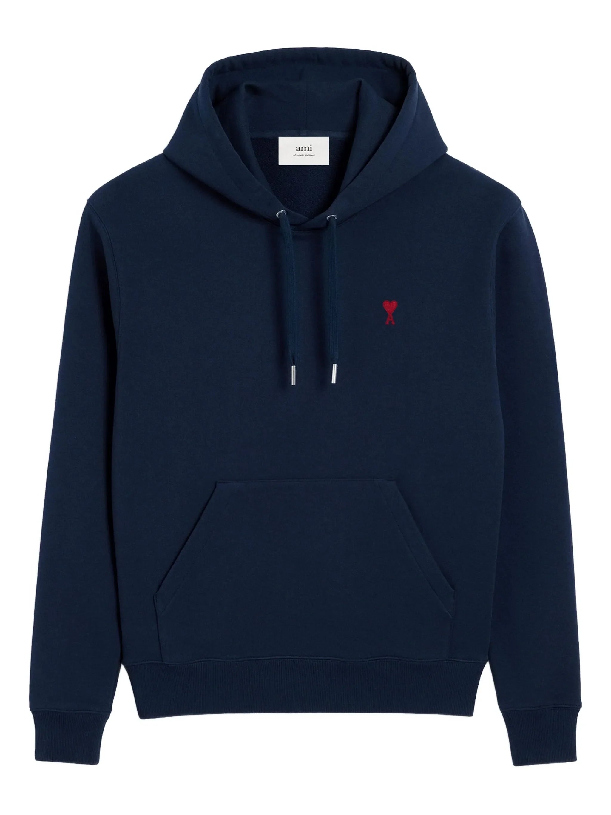 Ami Paris de Coeur Hoodie in Navy