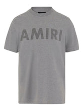 Amiri Logo Print T-Shirt in Grey
