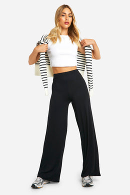 Everyday Jersey Wide Leg Trouser