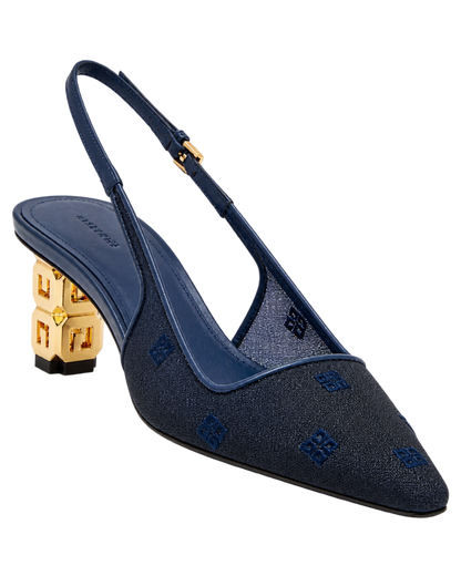 G Cube slingback pumps