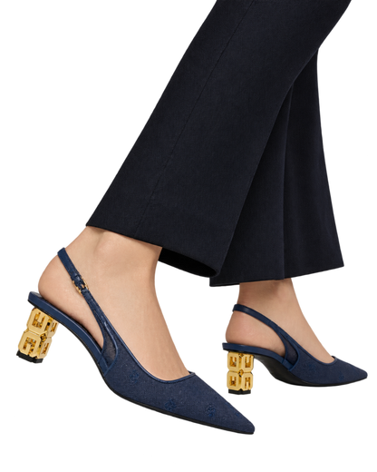 G Cube slingback pumps