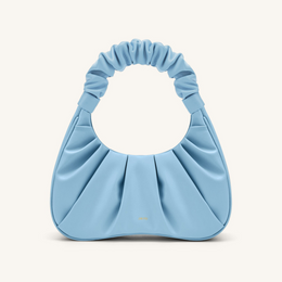 Gabbi Ruched Hobo Handbag -Ice