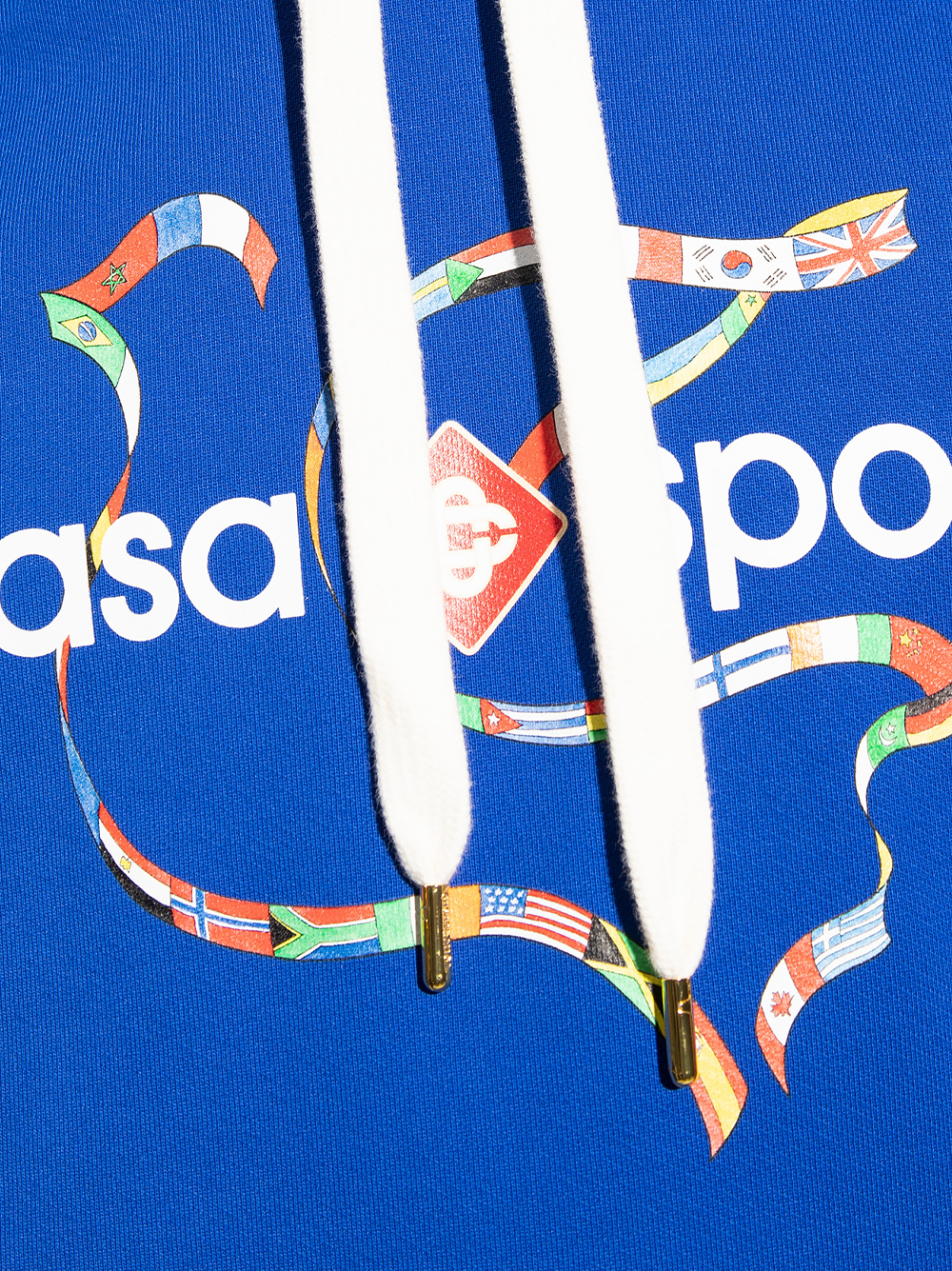 Casablanca Sport Logo Hoodie Blue