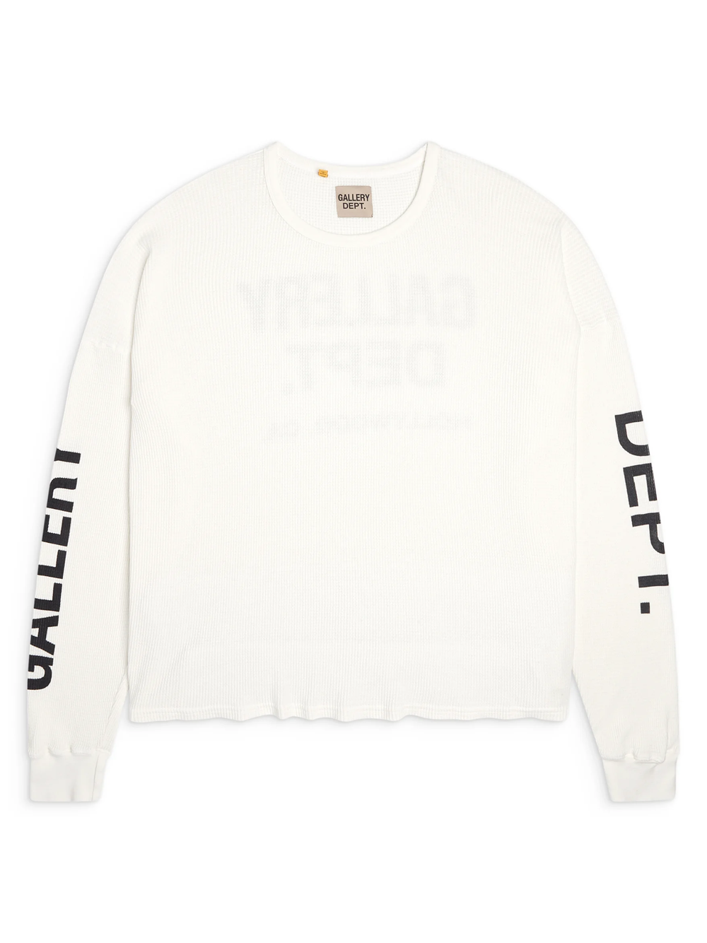 Gallery Dept Long Sleeve Thermal T-Shirt in Cream