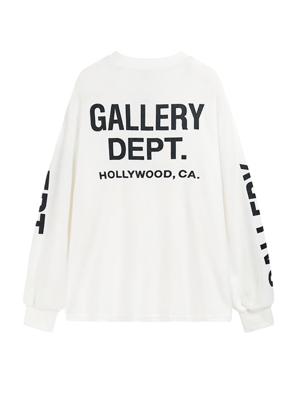 Gallery Dept Long Sleeve Thermal T-Shirt in Cream