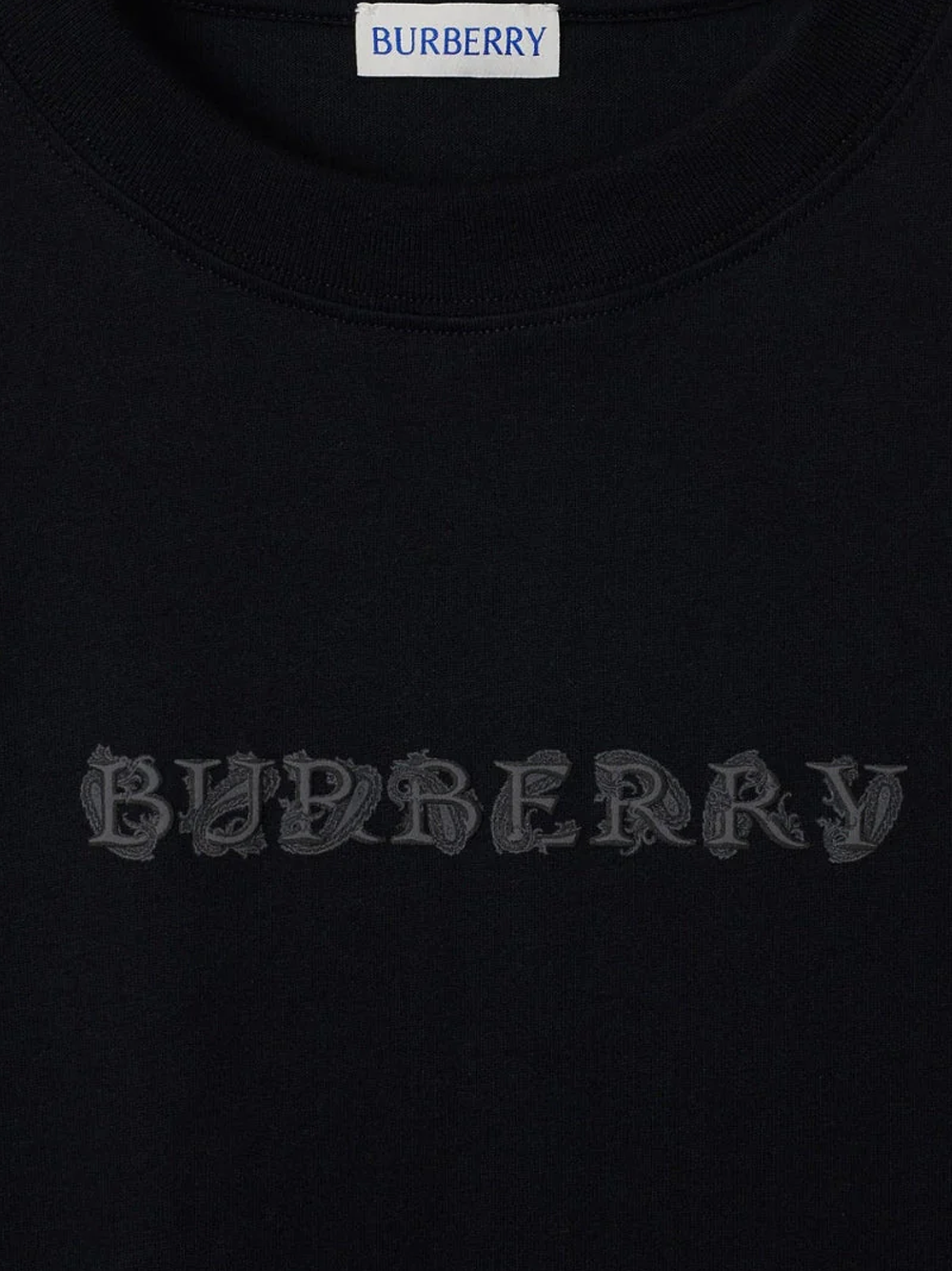 Burberry Paisley Logo Coal Black T-Shirt