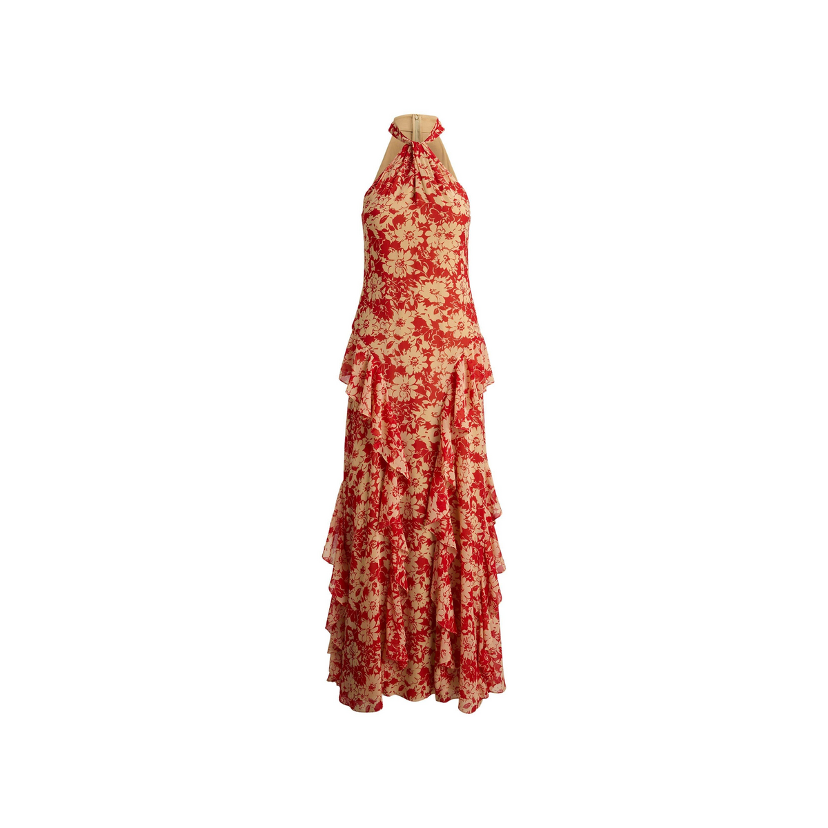 Georgette Halter Gown