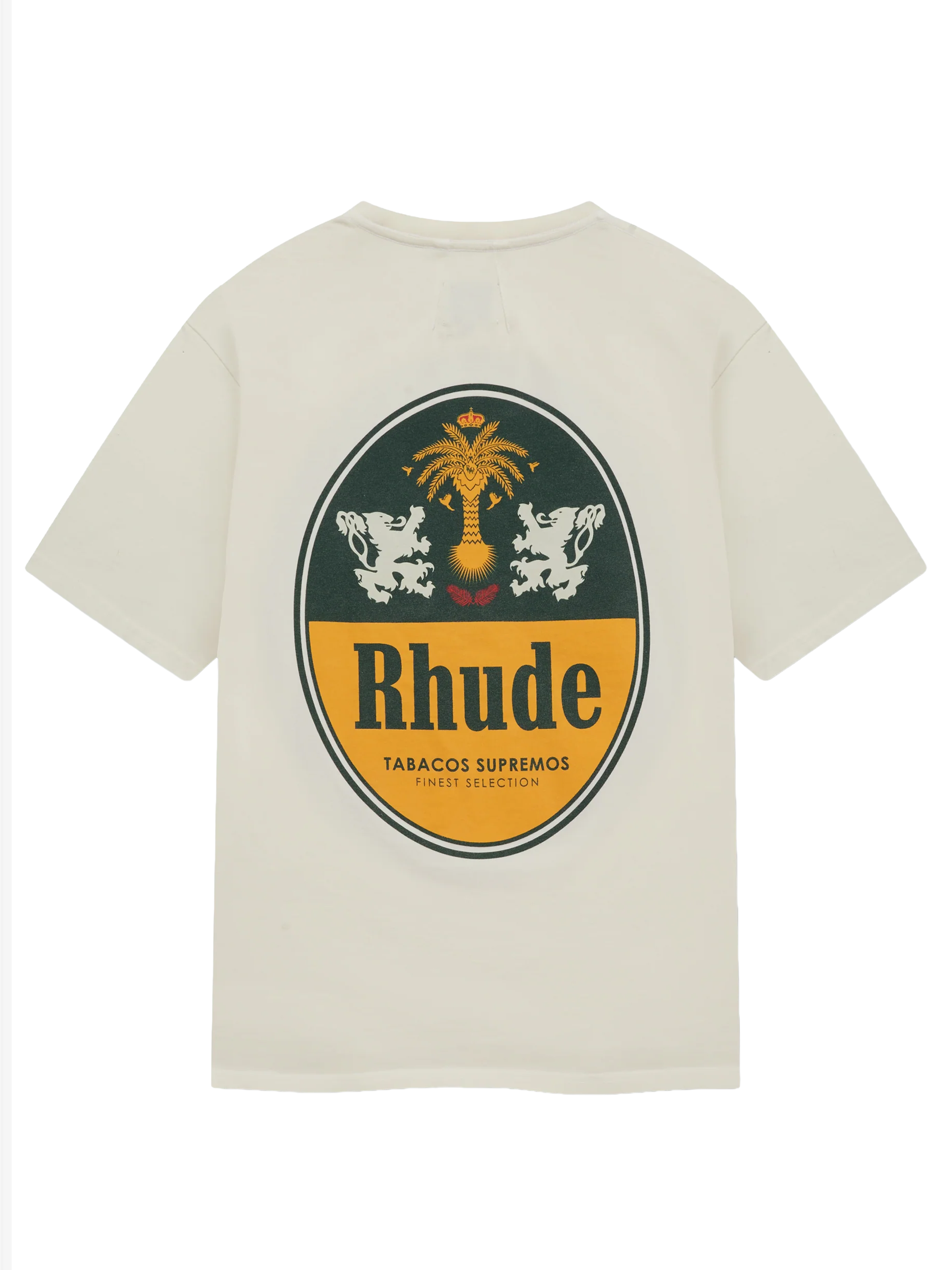 Rhude Tabaco T-Shirt in White