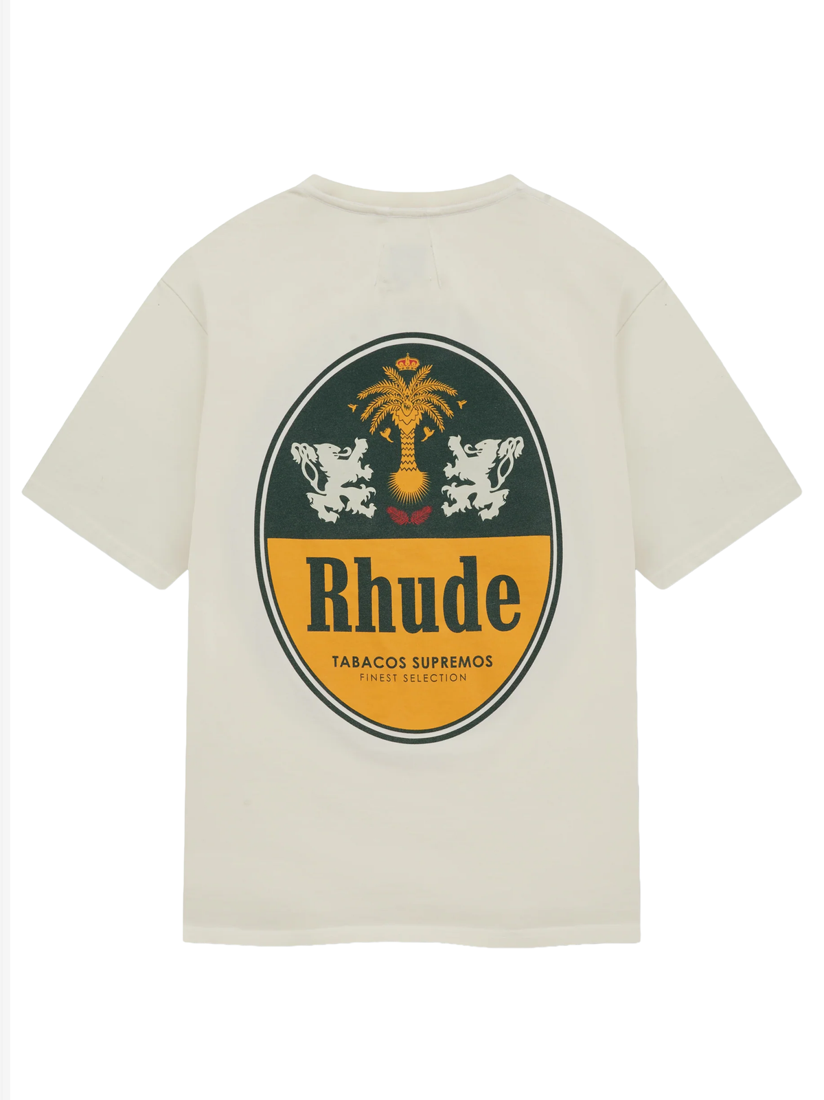 Rhude Tabaco T-Shirt in White