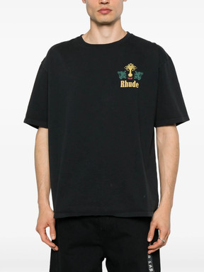 Rhude Tabaco T-Shirt in Black