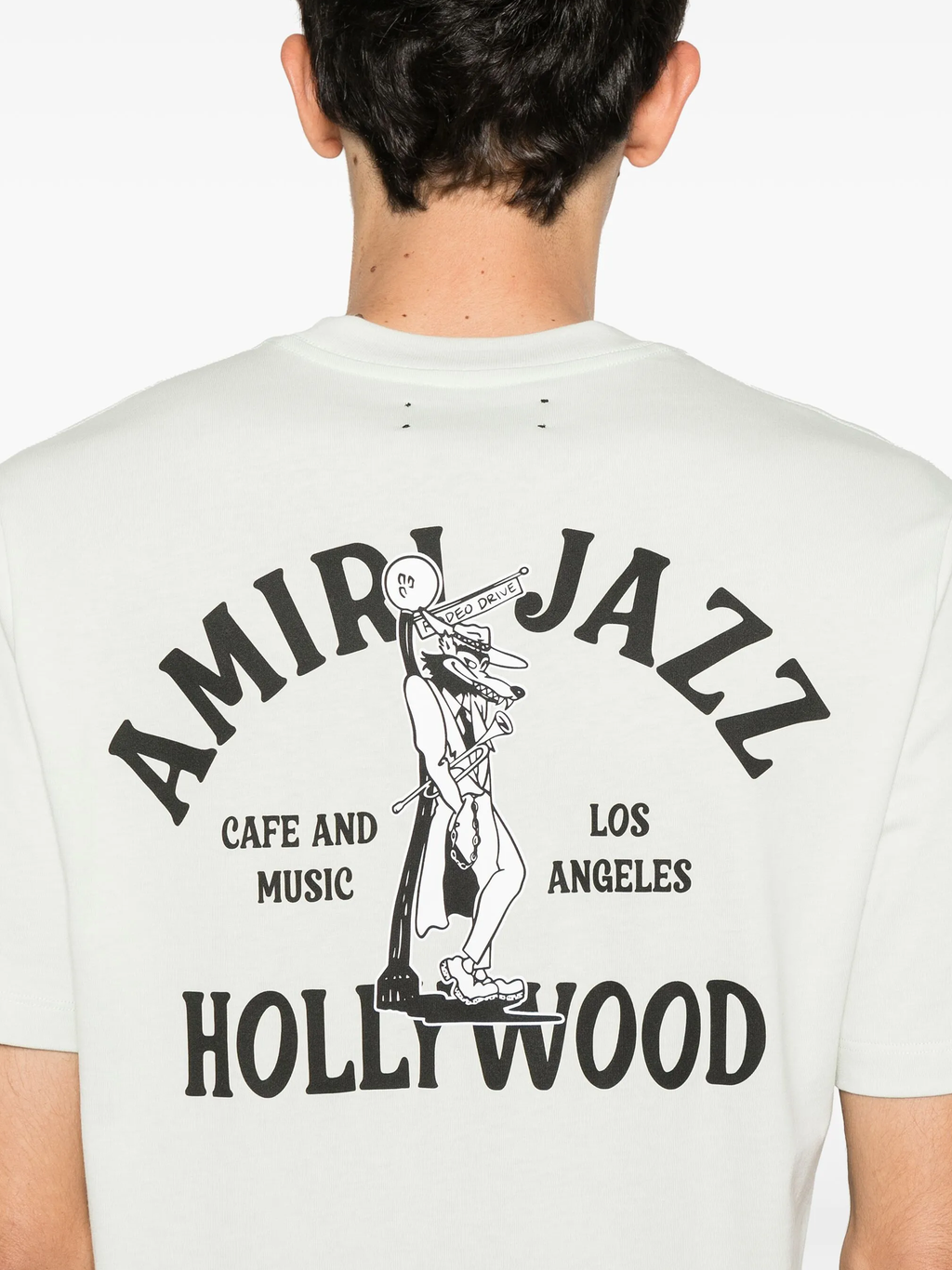 Amiri Jazz Wolf T-Shirt in White