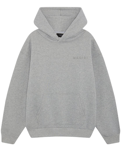 Magiri Core Puff Printed Hoodie in Grey