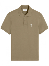 AMI Paris 'Ami De Coeur' Polo Shirt in Green