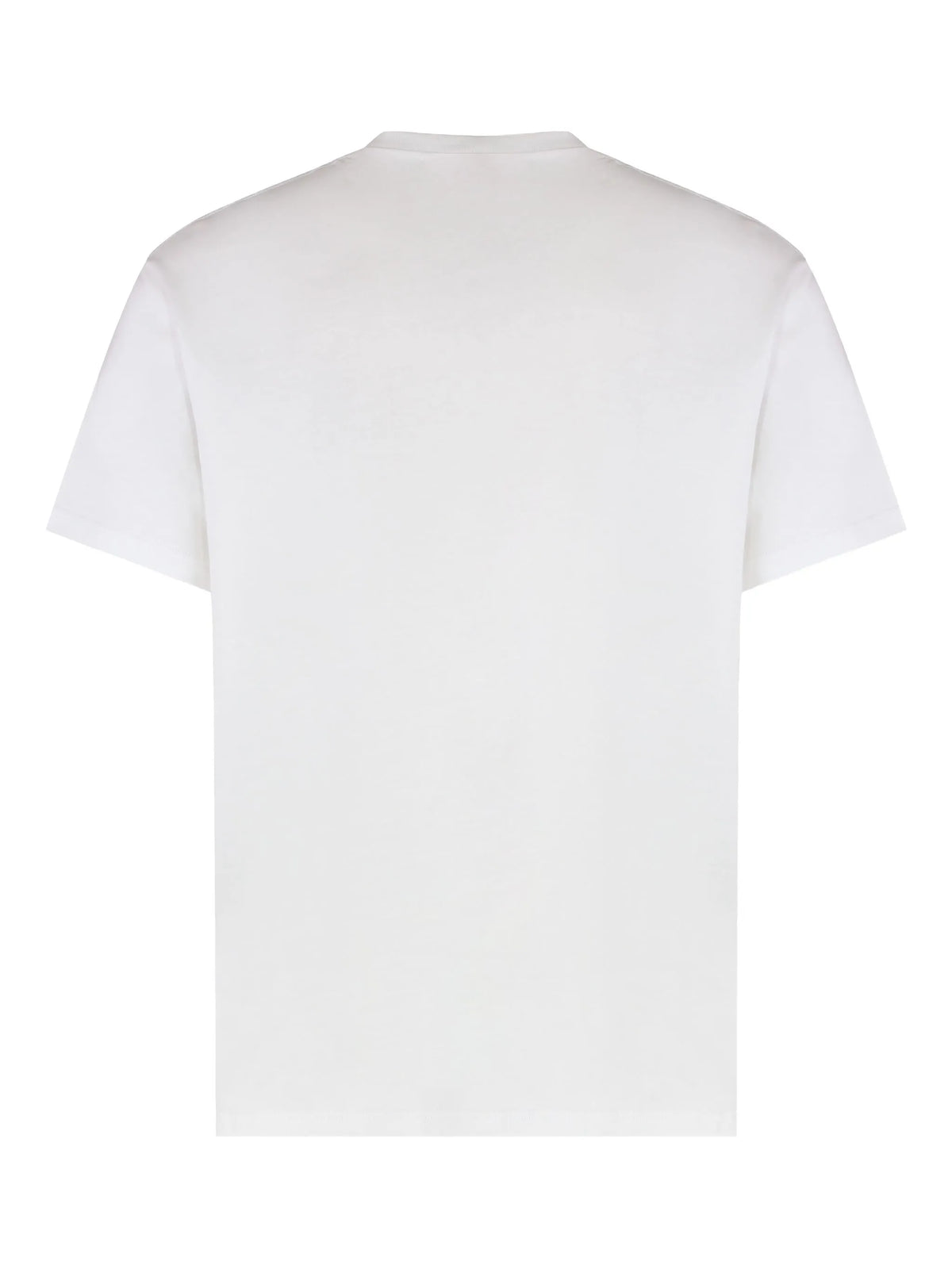 Alexander McQueen Flocked Logo T-Shirt in White