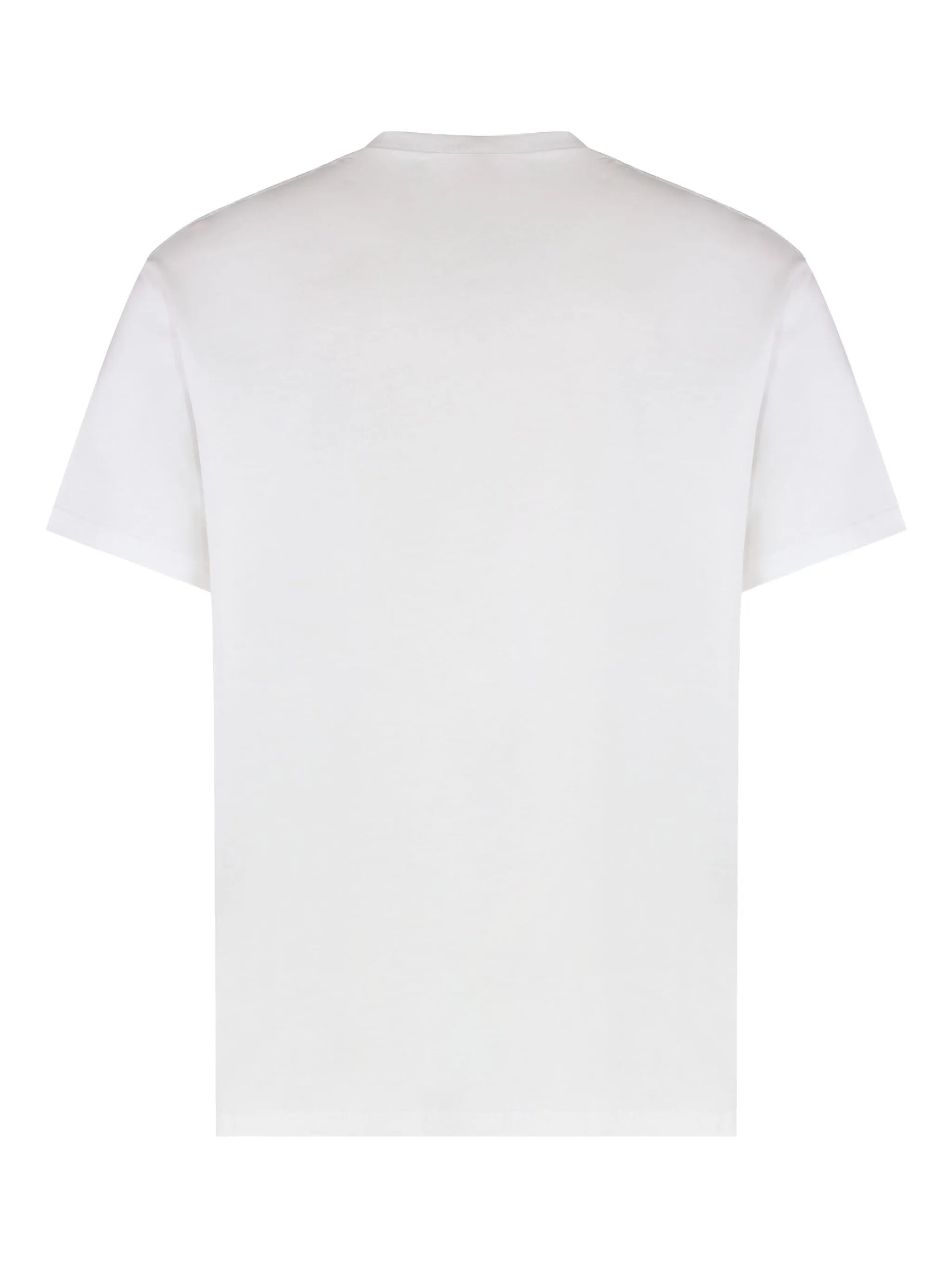 Alexander McQueen Flocked Logo T-Shirt in White