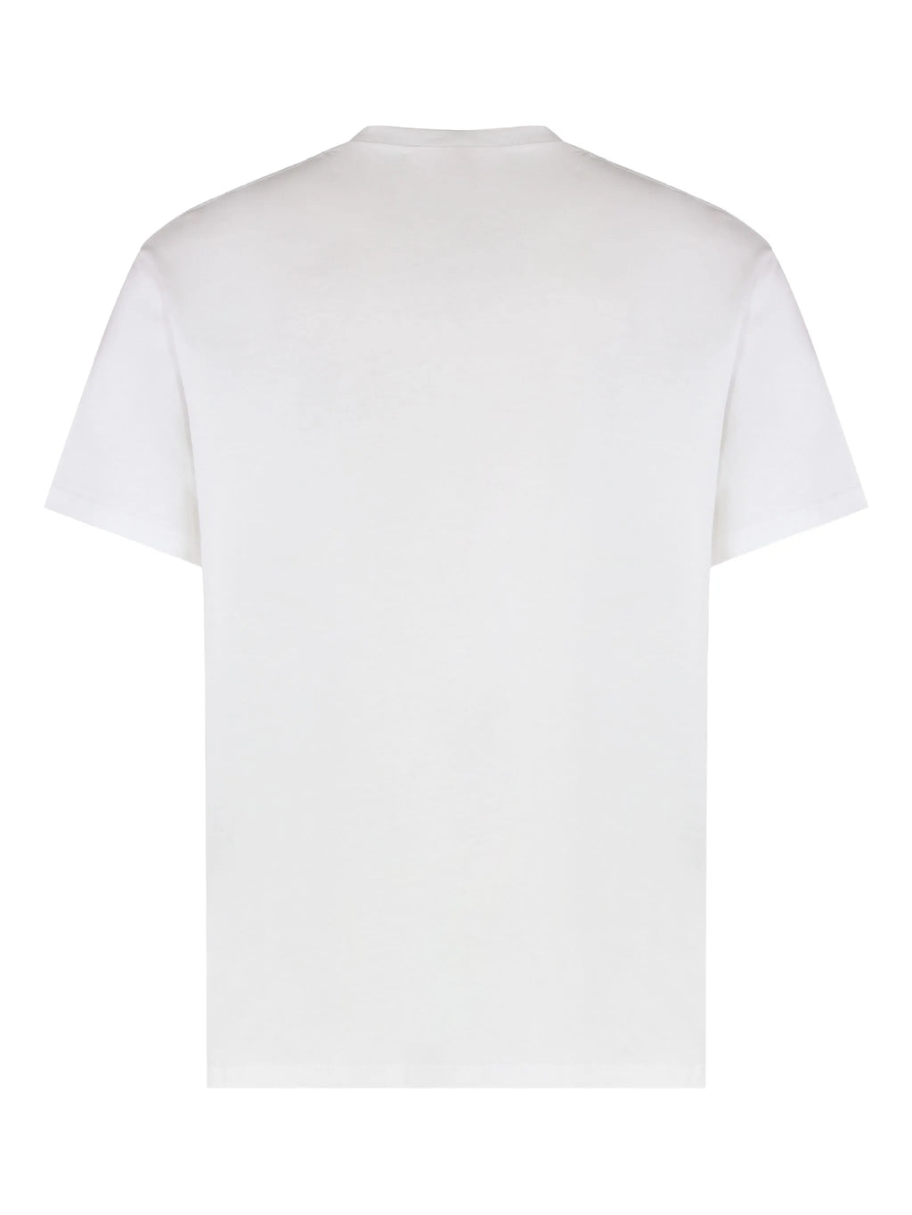 Alexander McQueen Flocked Logo T-Shirt in White