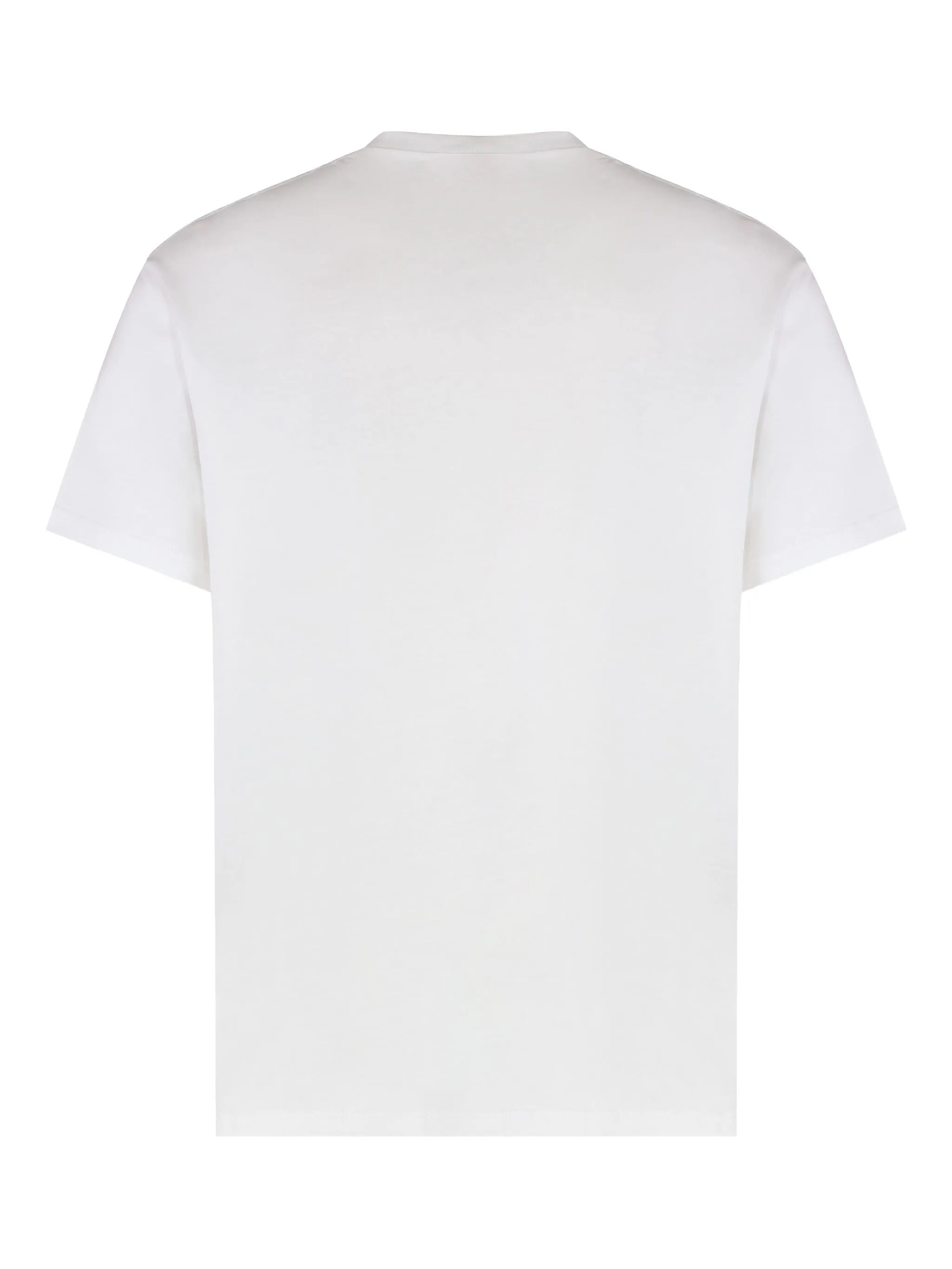 Alexander McQueen Flocked Logo T-Shirt in White