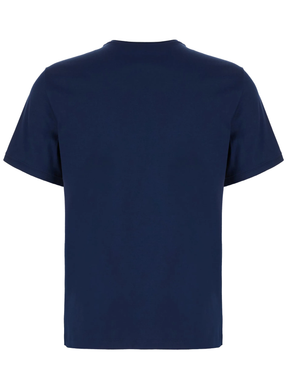 Valentino Plaque Logo T-Shirt in Blue