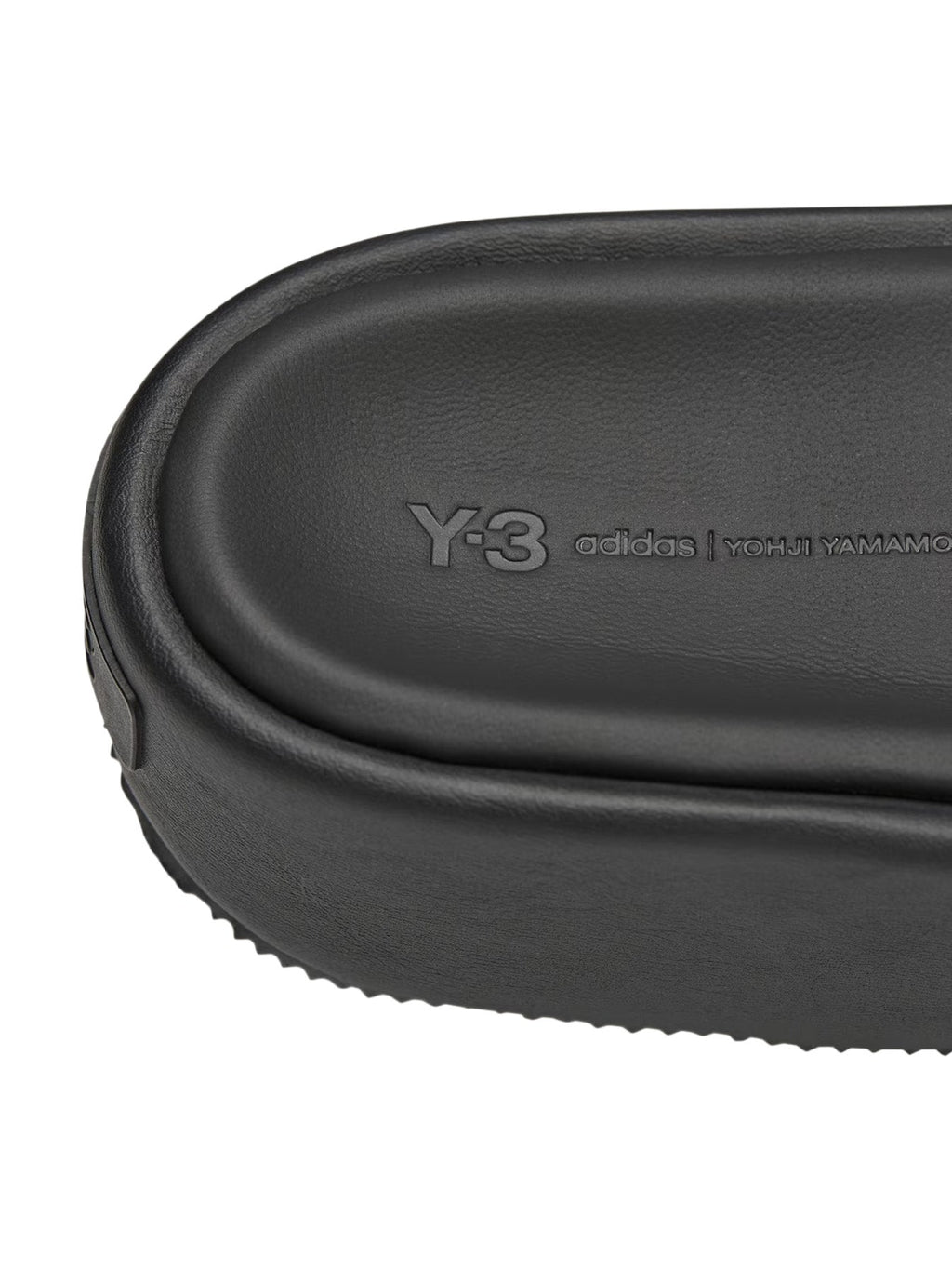 adidas Y-3 Platform Slides in Black
