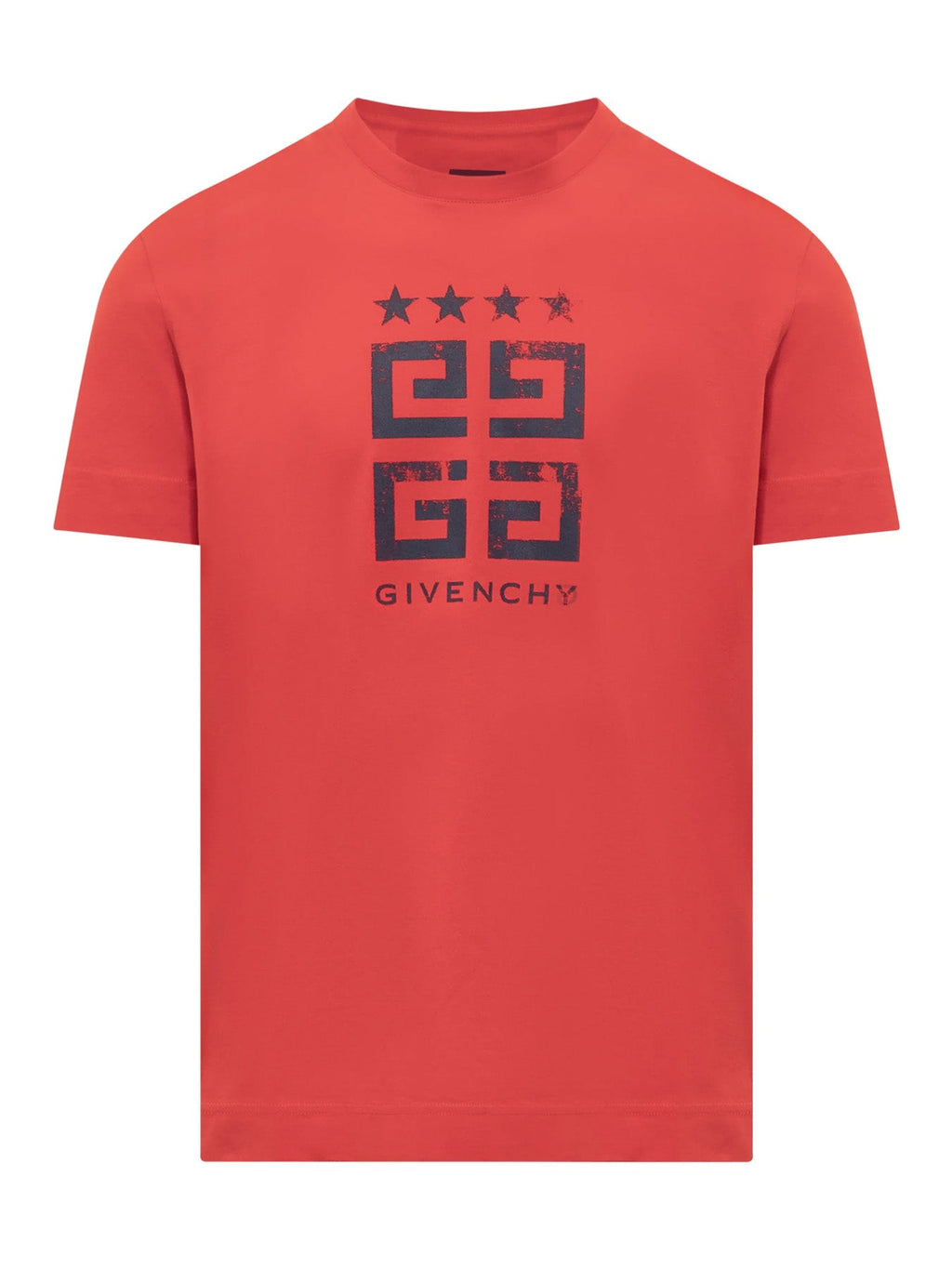 Givenchy 4G Stars Slim Fit T-Shirt in Red