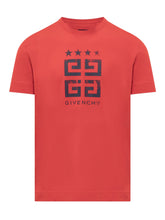 Givenchy 4G Stars Slim Fit T-Shirt in Red