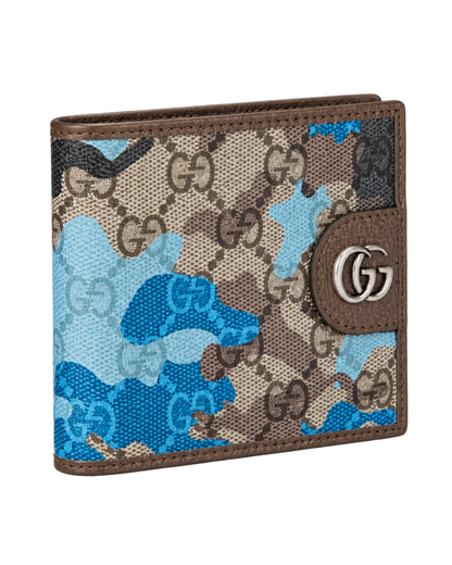 GG bi-fold wallet gg canvas