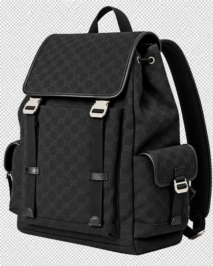 GG Canvas Large Backpack