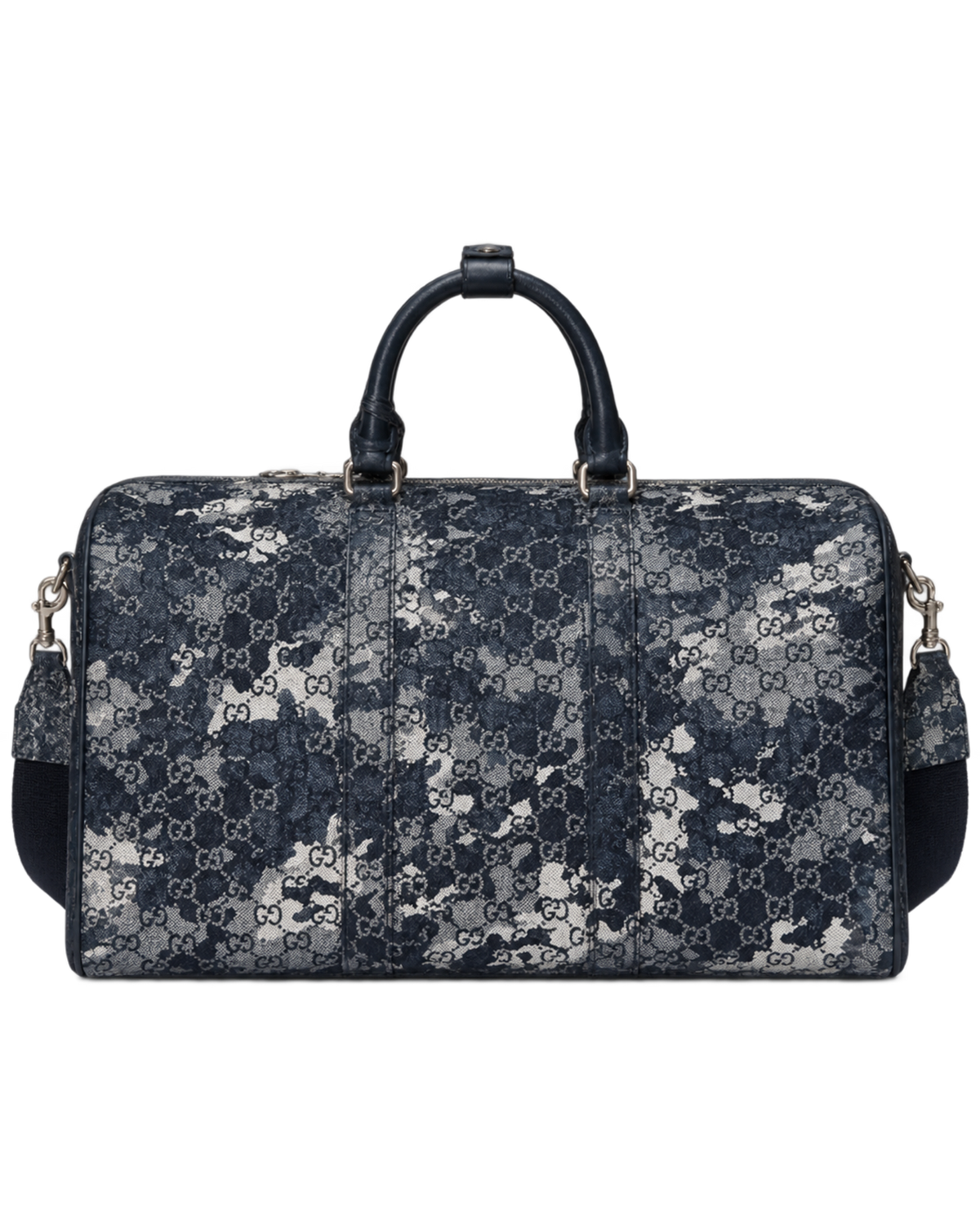 GG denim duffle bag