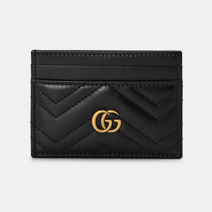 GG Leather Marmont Card Case